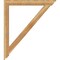 Ekena Millwork Traditional Traditional Rough Sawn Bracket, Western Red Cedar, 4"W x 42"D x 48"H BKT04X42X48TRA01RWR - alternate 3